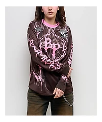 Broken Promises Ritual Moto Brown Long Sleeve Jersey
