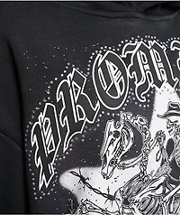 Broken Promises Rodeo Star Black Wash Hoodie