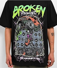 Broken Promises Rot And Roll Black T-Shirt