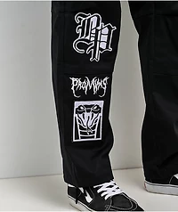 Broken Promises Rough Patch Black Cargo Pants