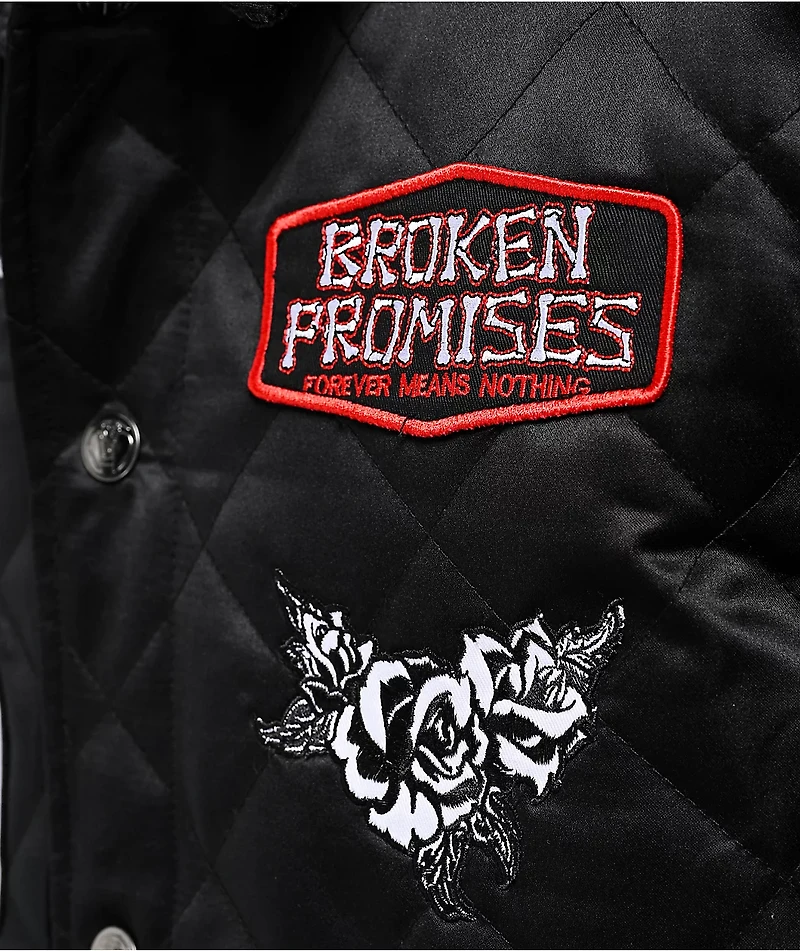 Broken Promises Rough Patch Quilted Work Jacket