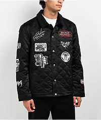 Broken Promises Rough Patch Quilted Work Jacket