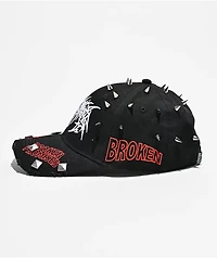 Broken Promises Sacramento Spike Black Strapback Hat