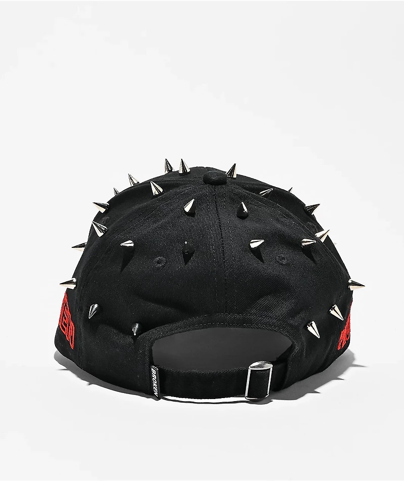 Broken Promises Sacramento Spike Black Strapback Hat