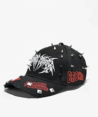 Broken Promises Sacramento Spike Black Strapback Hat