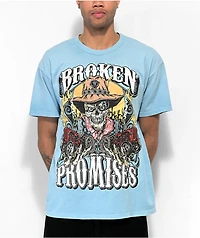 Broken Promises Scarecrow Blue Wash T-Shirt