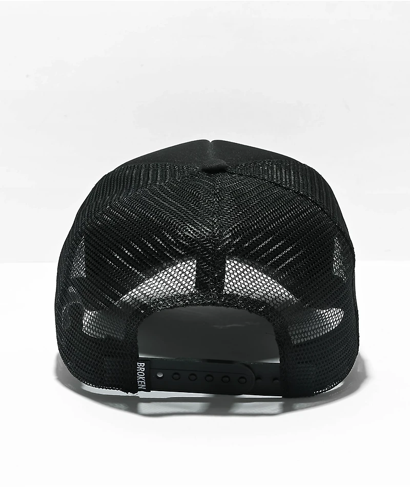 Broken Promises Screamer Black Trucker Hat