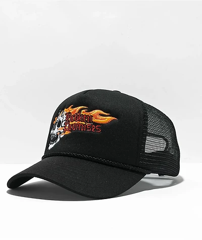 Broken Promises Screamer Black Trucker Hat