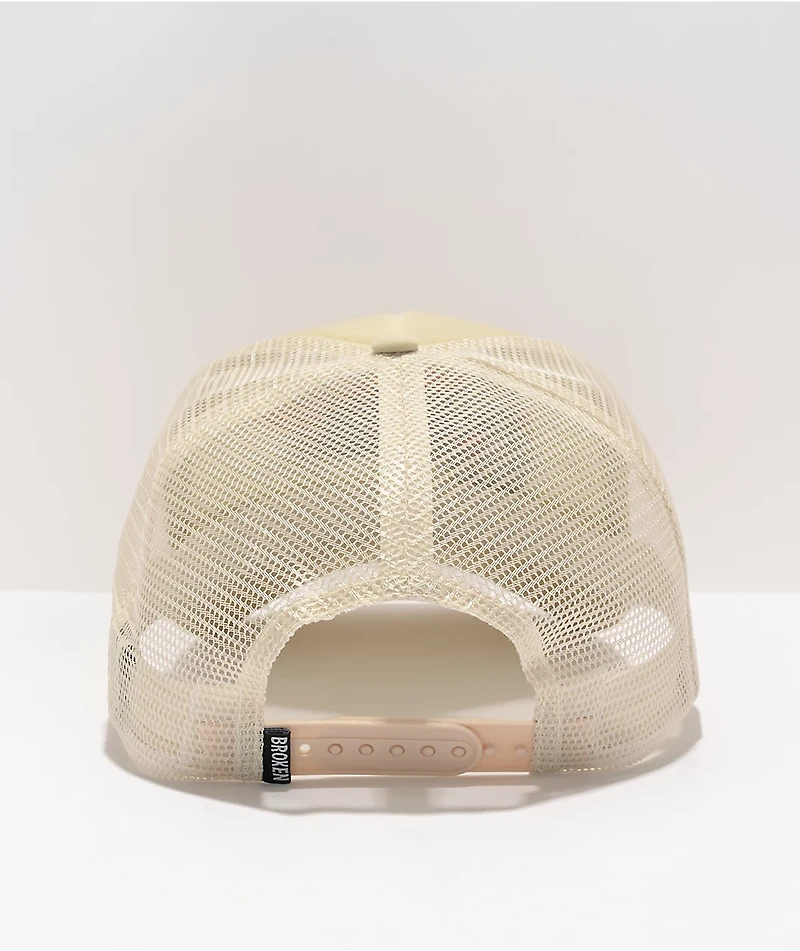 Broken Promises Screamer Tan Trucker Hat