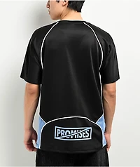 Broken Promises Self Reflection Black & Blue Soccer Jersey