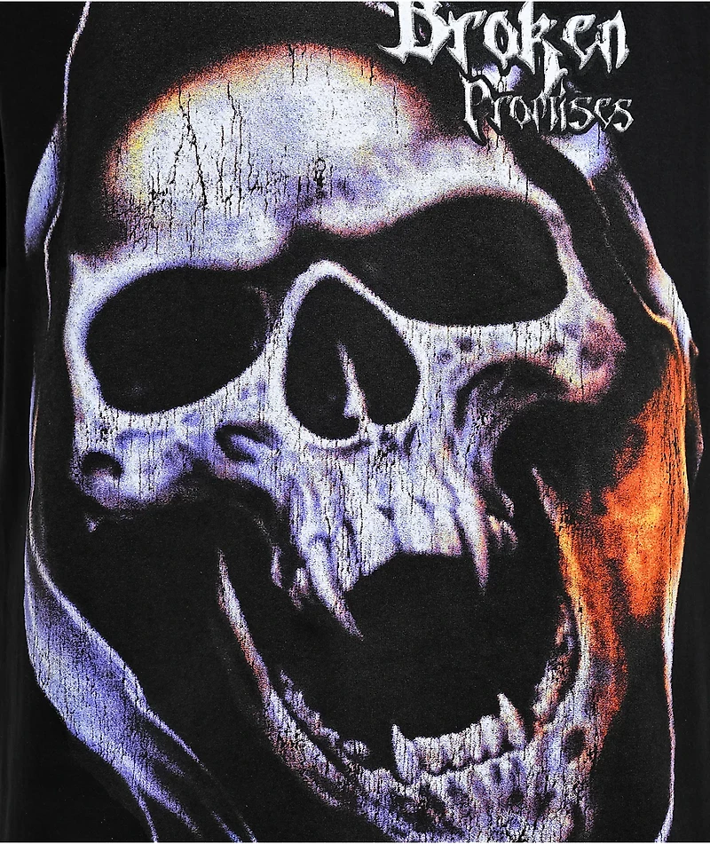 Broken Promises Shriek Black Tank Top