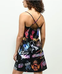 Broken Promises Simulation Black Tank Dress