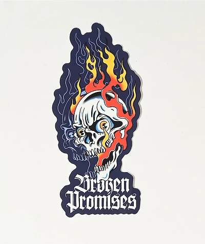 Broken Promises Skelephobia Sticker