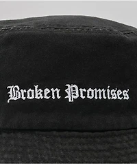 Broken Promises Slogan Bucket Hat