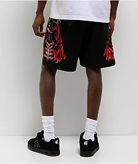Broken Promises Smoken Reaper Black Mesh Shorts