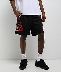 Broken Promises Smoken Reaper Black Mesh Shorts