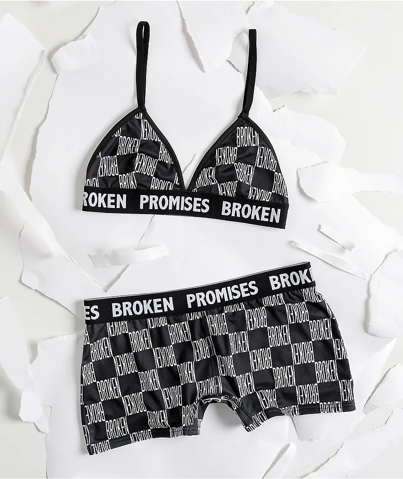 Broken Promises Sound Check Triangle Bralette