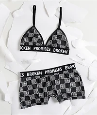 Broken Promises Sound Check Triangle Bralette