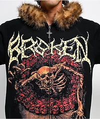 Broken Promises Spelunker Black Zip Hoodie