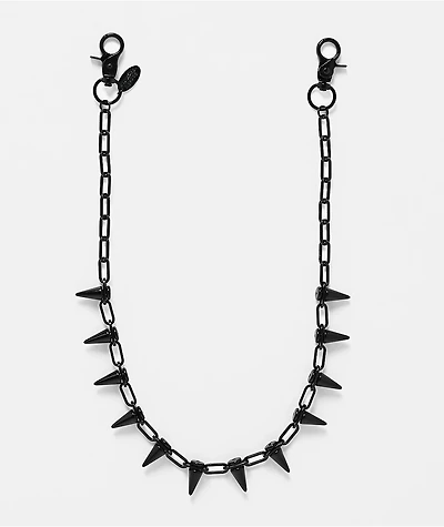 Broken Promises Spiked Black Pocket Chain