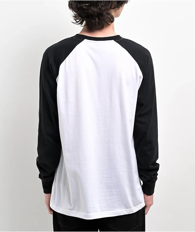 Broken Promises Stargirl Baseball Black & White Raglan Long Sleeve T-Shirt