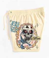 Broken Promises Sting Of Betrayal Natural Mesh Shorts