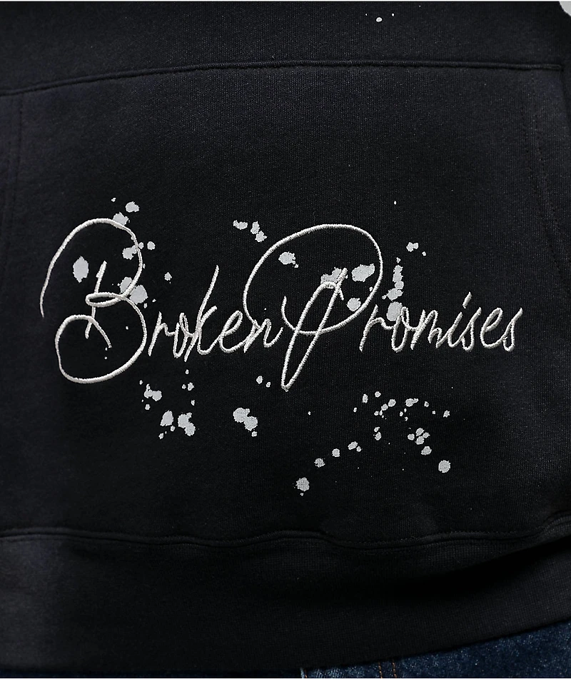 Broken Promises Storm Of Chaos Black Hoodie