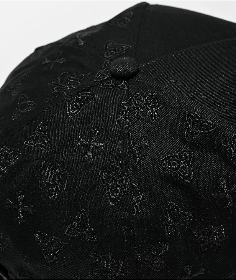 Broken Promises Surrender Studded Black Snapback Hat