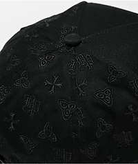 Broken Promises Surrender Studded Black Snapback Hat