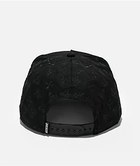 Broken Promises Surrender Studded Black Snapback Hat