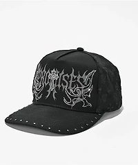 Broken Promises Surrender Studded Black Snapback Hat
