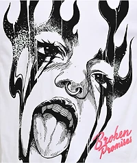 Broken Promises Taste White T-Shirt