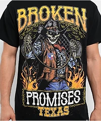 Broken Promises Texas Roll Call Black T-Shirt