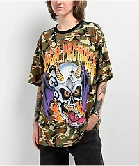 Broken Promises Tongue Ring Camo T-Shirt
