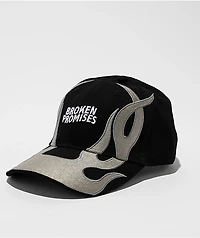 Broken Promises Tribal Mental Black Strapback Hat