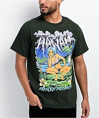 Broken Promises Tsunami Forest Green T-Shirt