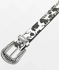 Broken Promises Udder Desire Rhinestone Black Belt
