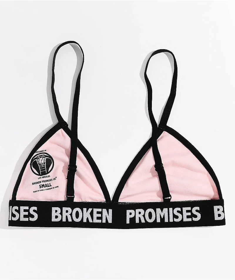 Broken Promises Unbearable Triangle Bralette