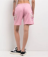 Broken Promises Underworld Pink Mesh Shorts