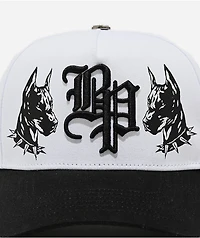 Broken Promises Vicious White & Black Snapback Hat