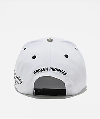 Broken Promises Vicious White & Black Snapback Hat