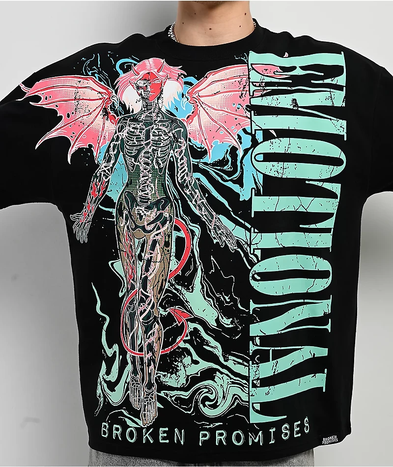 Broken Promises Vitalized Black T-Shirt