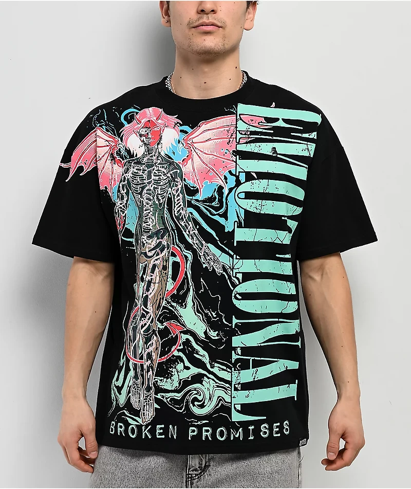 Broken Promises Vitalized Black T-Shirt
