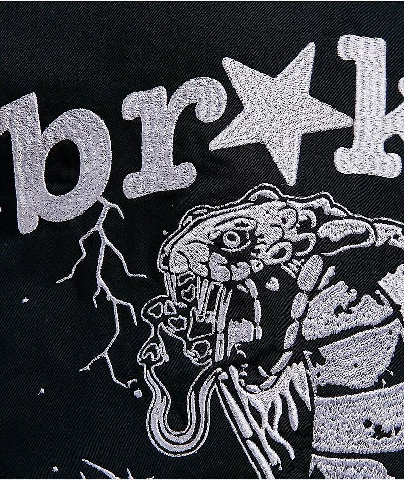 Broken Promises Wasted Love Black Work Jacket