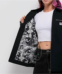 Broken Promises Wasted Love Black Work Jacket