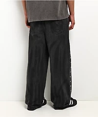Broken Promises Weapon Studded Black Wash Jeans