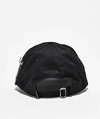Broken Promises Whirl Airbrush Black Strapback Hat