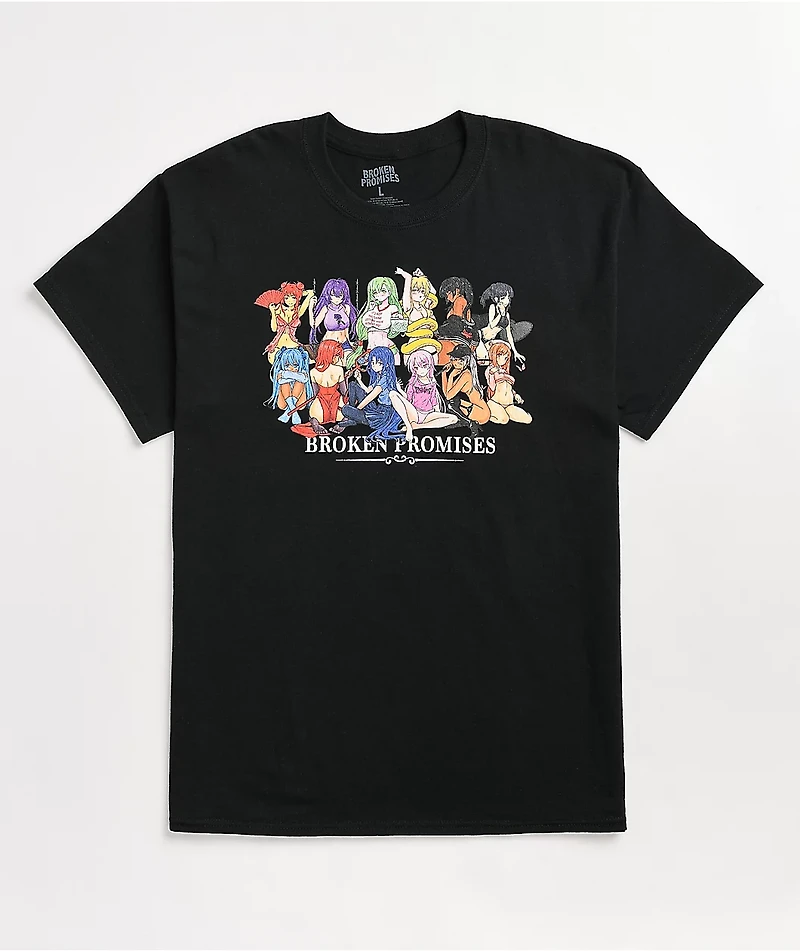 Broken Promises Whole Gang Black T-Shirt