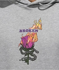 Broken Promises Without You Grey Hoodie