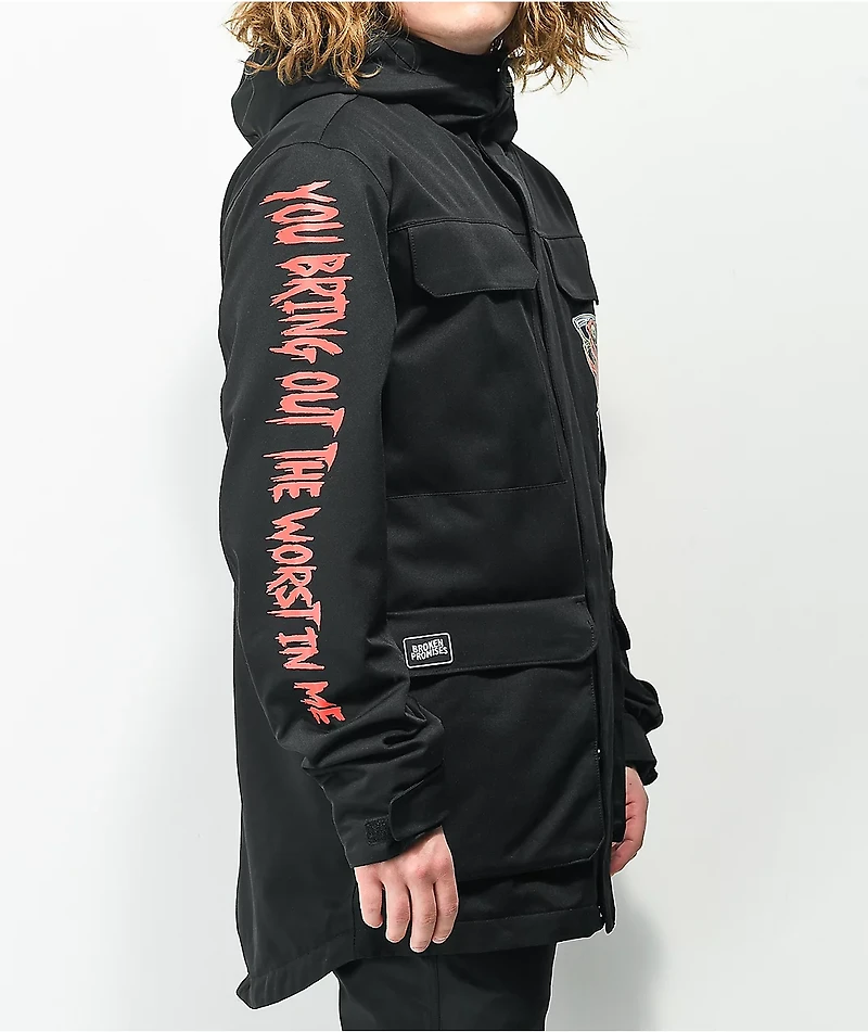 Broken Promises Worst Me 10k Snowboard Jacket